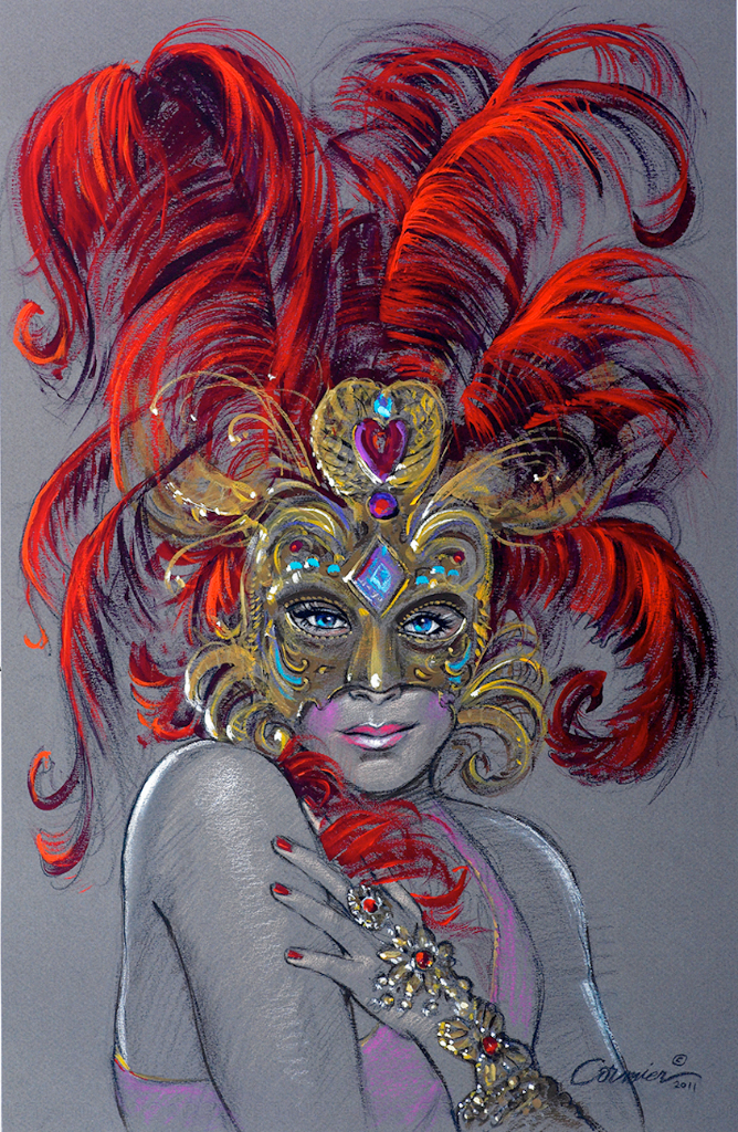 Lady-With-Red-Headdress-Giclee